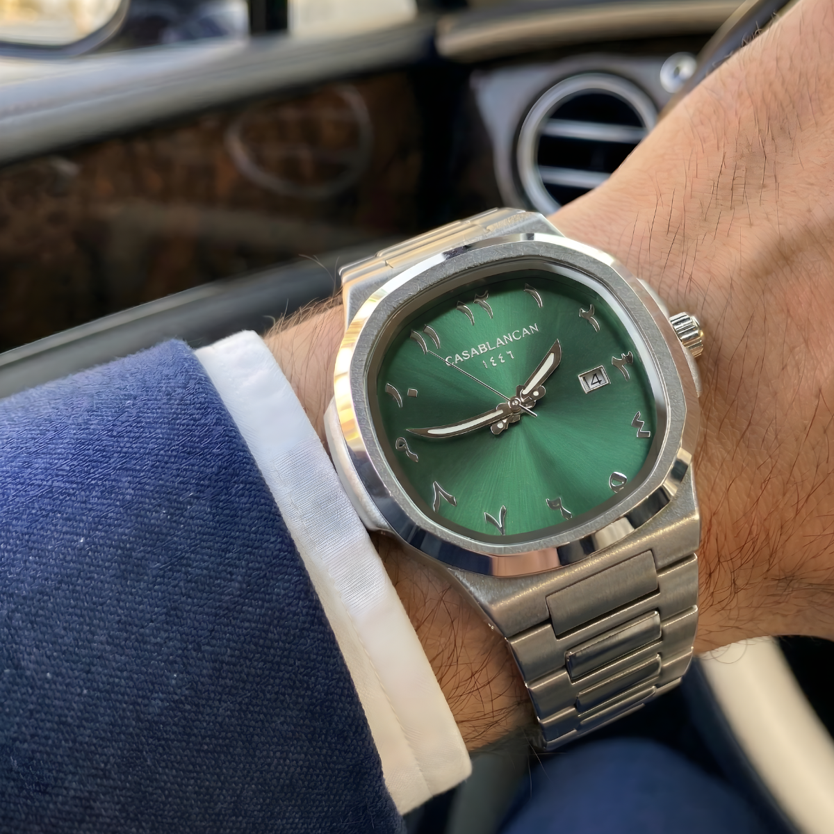 Casablancan Al-Riyadh Arabic Dial – Emerald Green Limited Edition