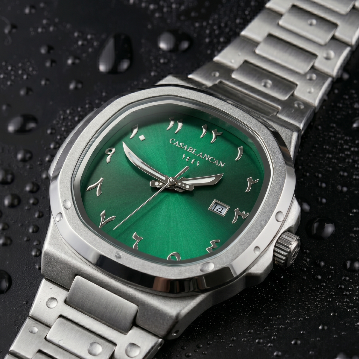 Casablancan Al-Riyadh Arabic Dial – Emerald Green Limited Edition