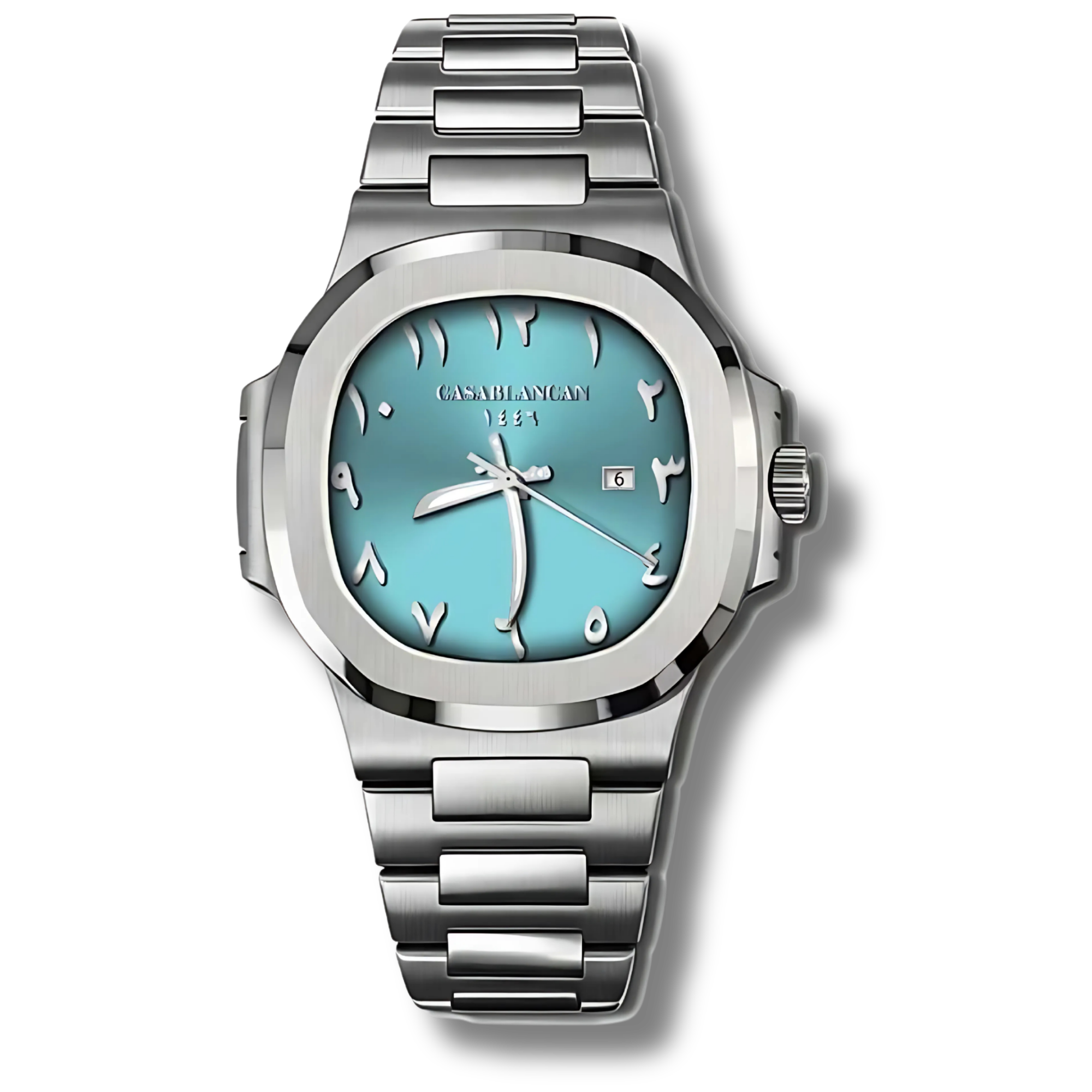 Casablancan Al-Majaz heritage Arabic numerals turquoisz dial 43mm Watch product image 