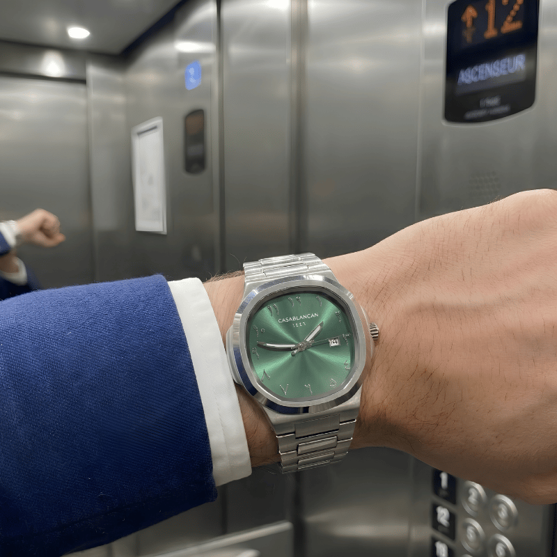 Casablancan Al-Riyadh Arabic Dial – Emerald Green Limited Edition