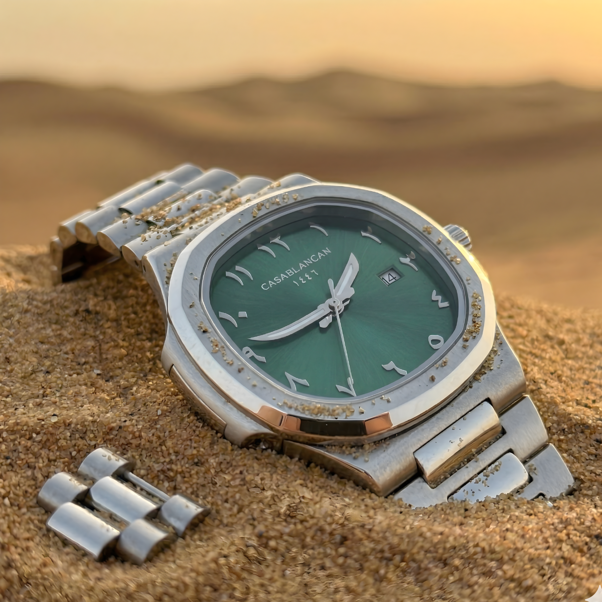 Casablancan Al-Riyadh Arabic Dial – Emerald Green Limited Edition