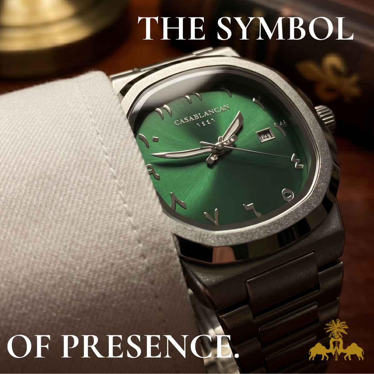 Casablancan Al-Riyadh Arabic Dial – Emerald Green Limited Edition